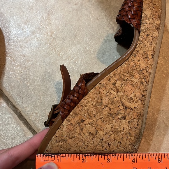 Brown Woven KORS Michael Kors Wedges Size 9 - Picture 8 of 8